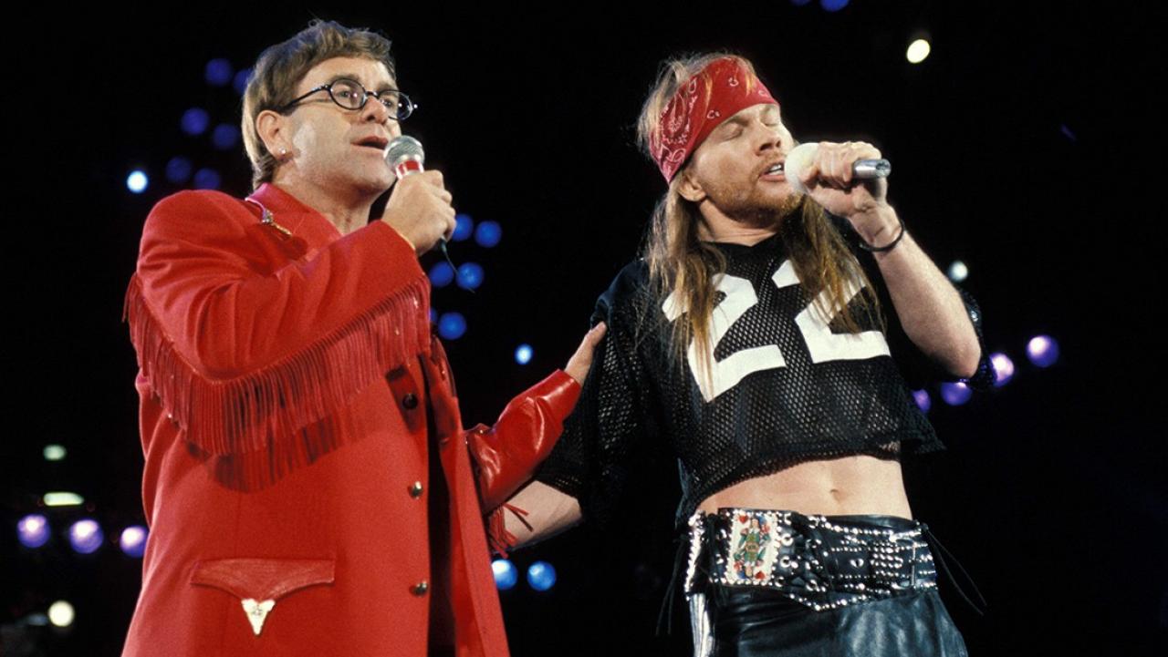 Queen, Elton John & Axl Rose - Bohemian Rhapsody tribute to Freddie Mercury